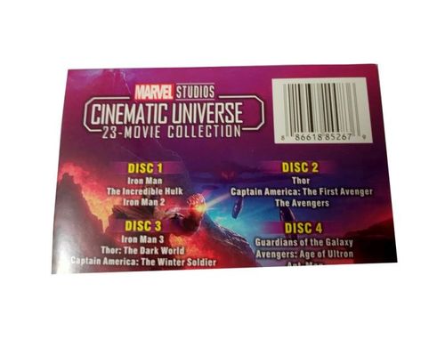 Китай Изготовленная на заказ коробка DVD устанавливает фильм Америки собрание фильма вселенной 23 полной серии кинематографическое поставщик