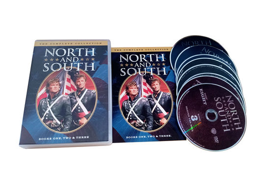 Китай Изготовленная на заказ коробка DVD устанавливает фильм Америки север и юг 1-3 полной серии поставщик