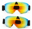 лыжные очки с УФ-защитой и противотуманным покрытием для четкого зрения поставщик