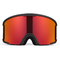 Полурамка большие цилиндрические двойные противотуманные лыжные очки ярко-красные горные очки Три слоя губки и силиконовой ткани поставщик
