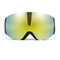 Магнитные сменные линзы лыжные очки Большие сферические всасывающие двуслойные очки Снежное горное ветровое стекло противотуманное поставщик