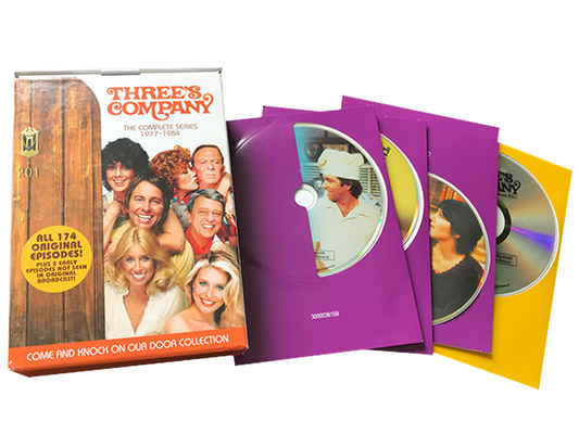Изготовленная на заказ коробка DVD устанавливает фильм Америки Полн SeriesTHREE S КОМПАНИЯ поставщик