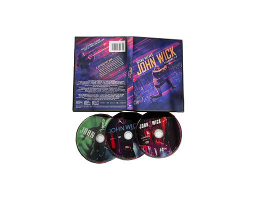 Изготовленная на заказ коробка DVD устанавливает фильм Америки фитиль 1-3 3dvd Джона полной серии поставщик