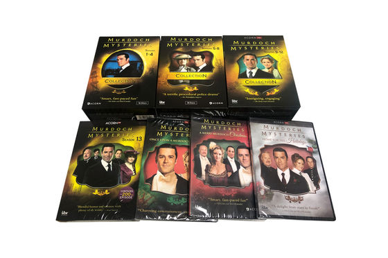 Изготовленная на заказ коробка DVD устанавливает фильм Америки полная серия Murdoch Mysteries1-1 3+3 поставщик