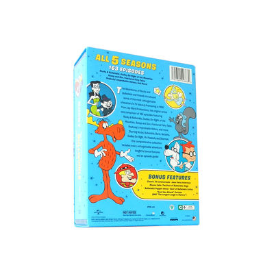 Изготовленная на заказ коробка DVD устанавливает фильм Америки полная серия приключения скалистого и Bullwinkle и друзей: Полное поставщик