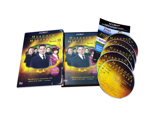 Изготовленная на заказ коробка DVD устанавливает фильм Америки тайны Murdoch полной серии приправляют 13 поставщик
