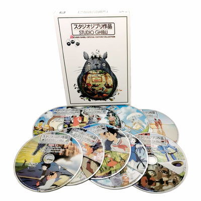 Изготовленная на заказ коробка DVD устанавливает фильм Америки ghibli студии полной серии поставщик