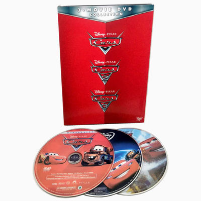 Изготовленная на заказ коробка DVD устанавливает фильм Америки автомобили 1-3 полной серии 3 диск собрания 3 фильма DVD поставщик