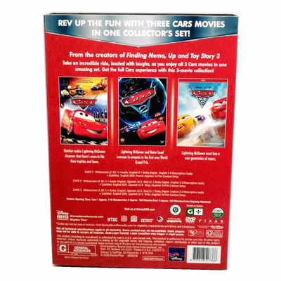 Изготовленная на заказ коробка DVD устанавливает фильм Америки автомобили 1-3 полной серии 3 диск собрания 3 фильма DVD поставщик