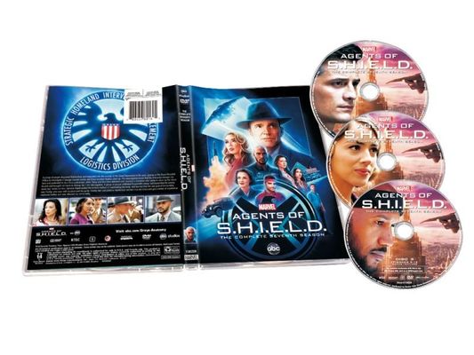 Изготовленная на заказ коробка DVD устанавливает фильм Америки агенты полной серии S.H.I.E.L.D. Сезон 7 поставщик