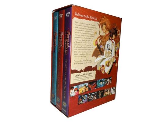 Изготовленная на заказ коробка DVD устанавливает фильм Америки полная серия Rurouni Kenshin поставщик