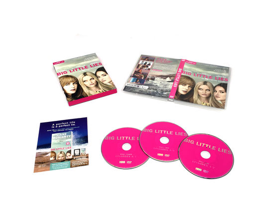 Изготовленная на заказ коробка DVD устанавливает фильм Америки лож полной серии большие маленькие поставщик