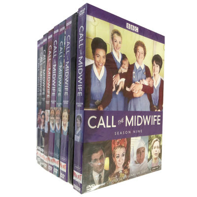 Изготовленная на заказ коробка DVD устанавливает фильм Америки полные серии вызывают сезон 1-9 повитухи версией 26 США диска новый поставщик
