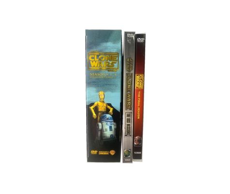 Изготовленная на заказ коробка DVD устанавливает фильм Америки звезда полной серии сезон 1-7 войн клона поставщик