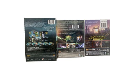Изготовленная на заказ коробка DVD устанавливает фильм Америки звезда полной серии сезон 1-7 войн клона поставщик