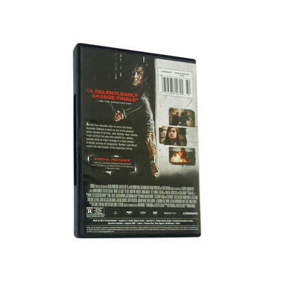 Изготовленная на заказ коробка DVD устанавливает фильм Америки кровь последнего Rambo полной серии поставщик