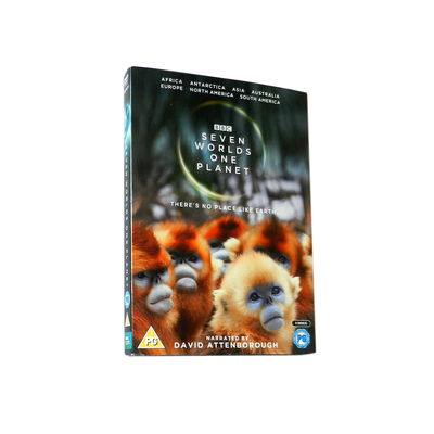 Изготовленная на заказ коробка DVD устанавливает фильм Америки полная серия 7 миров, одна планета поставщик
